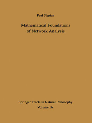 cover image of Mathematical Foundations of Network Analysis